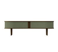 Banc TV Audacious Chêne foncé/Morning Meadows