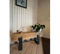 Banc TV en chêne massif 21x21cm, banc en bois, banc, table poutre en chêne, banc poutre, table tv