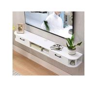 Banc TV Étagère de Divertissement for Meuble TV, étagère de Rangement Murale Moderne, Centre de Divertissement, Meuble TV Flottant, Console multimédia, clapier de Rangement en Bois sous la télévision