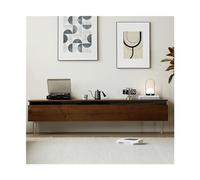 Banc TV Meuble TV de Rangement de Grande capacité, Meuble de Salon, Moderne et Simple, Petit Appartement, Porte Rabattable, Meuble TV en rondins Meuble TV
