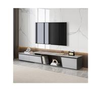 Banc TV Table Basse rétractable en Ardoise Simple et Moderne, Combinaison de Meuble TV, Salon, Armoire de Sol élégante avec capteur de lumière Espace Rangement