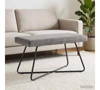 banc Uni Velours moderne Sièges d'intérieur Mobilier stylé en velours vidaXL vid