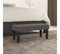 Banc Velours Banquette Banc de Bout de Lit Multicolore Multi-taille vidaXL