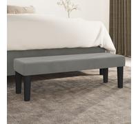 Banc Velours Banquette Banc de Bout de Lit Multicolore Multi-taille vidaXL