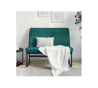 Vidaxl Banc Vert Foncé 100x75x76 Cm Tissu Vert