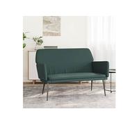 Banc Gris clair 108x79x79 cm Velours siège de banc banc d'entrée vidaXL