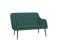 Banc Vert foncé 110x76x80 cm Tissu