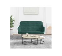 Banc Vert foncé 110x76x80 cm Velours, siège de banc, banc d'entrée, banc de salle à manger, chaise de banc, bancs d'entrée, sièges de salon