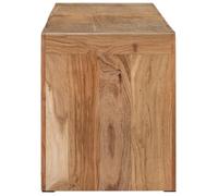 vidaXL Banc 351646 – 160 x 38 x 45 cm – Bois d'acacia massif – Intérieur – Style rustique – Marron G