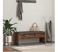 Banc Vidaxl Banc d'entrée avec coussin Bois ancien 103 x 38 x 40 cm