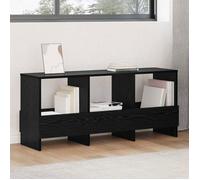 vidaXL Étagère à magazines Chêne noir 102×30×45 cm – Banc de salon, Design minimaliste