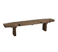 Banc bois brut recyclé foncé Vido L 180 cm