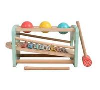 Banc Xylophone Owl and Fox Jaune