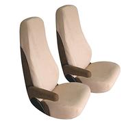 BANCAREL CCS5 Beige Housse Siège Intégraux Eponge, Beige, Set de 2
