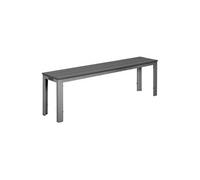 Bolero Valletta Lot de 2 bancs à Lattes Gris