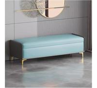 Bancs Chambre Modernes Rembourrés D'intérieur Entrée Salon Salle Manger Solides Résistants Ils Peuvent Supporter des Jouets Et Livres(Blue,100cm)