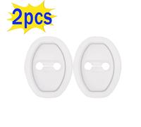 Bancs D'amortissement Universels Pour Serrure De Porte De Voiture,Accessoires De Remplacement Silencieux,Caoutchouc Inconnu Des Vibrations Automatiques - Type 2x White
