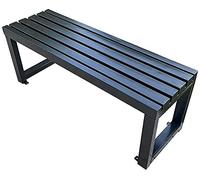 Bancs de jardin, bancs de jardin, bancs de parc, bancs de conversation, bancs de terrasse, bancs de jardin 2 à 3 places, chaises en métal (noir sans dos 59)
