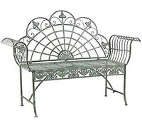 Bancs de jardin, bancs de jardin, bancs de parc, canapés de conversation en plein air, bancs de parc pour terrasse, bancs de jardin en fonte résistant aux atmosphères(chaise simple)