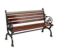 Bancs de jardin, bancs de terrasse, bancs de parc avec dossier, bancs de jardin avec cadre en métal, très adaptés pour terrasse/porche/balcon/cour et jardin