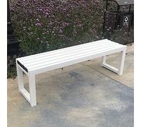 Bancs de jardin extérieurs, bancs de parc en métal durables pour patio, porche et jardin