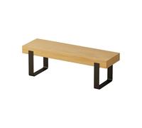 Bancs De Salle À Manger, Banc De Couloir, Banc De Cuisine, Design Industriel Moderne, Robuste Et Stable, pour Cuisine, Salle À Manger, Salon, Entrée(Light Brown,100cm/39.4in)