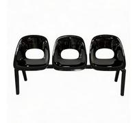 Bancs D'entrée, Meubles De Réception Et Bancs De Salle D'attente, Idéaux For Les Cliniques, Les Aéroports,Les Hôpitaux,Les Salons De Beauté,Les Salons De Coiffure(Black)