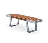 Bancs d'extérieur résistants aux intempéries Banc de parc extérieur Grille d'ananas Tabouret en bois massif Jardin extérieur Siège en acier inoxydable Banc de jardin extérieur Banc de jardin en métal