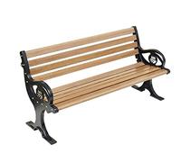 Bancs d'extérieur résistants aux intempéries Chaise de parc banc d'extérieur chaise carrée scénique chaise de loisirs de jardin communautaire fonte d'aluminium fer Art banc de dossier extérieur Banc d