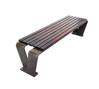 Bancs d'extérieur résistants aux intempéries Chaise de parc extérieure en acier inoxydable banc en fer forgé siège de jardin carré communautaire jardin paysage banc de loisirs Banc de jardin en métal(