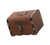 Bancs en bois faits à la main - Mécanisme de verrouillage - Caisses au trésor bucoliques pour économiser des pièces de monnaie - Décoration de la maison - Caisses au trésor vintage