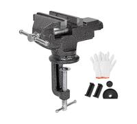 Bancs polyvalents Étau de serrage de table à double usage avec base rotative à 360 degrés pour établi de travail du bois Outil d ' étau de fabrication artisanale