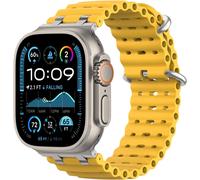 Band Compatible With Apple Watch Ultra 2/Ultra 49mm,S10 46mm,9/8/7 45mm,Se2/Se/6/5/4 44mm,3/2/1 42mm, Adjustable Breathable Silicone Sport Band