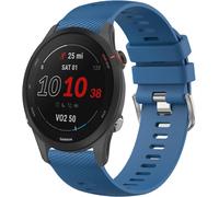 Band Compatible with Garmin Forerunner 255/Vivoactive 4/Venu 3/Venu 2/Forerunner 265 Straps, 22mm Silicone Sport Replacement Band for Garmin Forerunner 255 (22MM, Deep Blue)