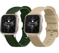 Band Compatible With Garmin Venu Sq 2 Music/Sq 2 Band - 2 X Replacement Silicone Fitness Tracker Bands