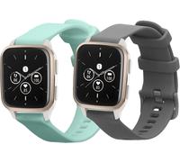 Band Compatible With Garmin Venu Sq 2 Music/Sq 2 Band - 2 X Replacement Silicone Fitness Tracker Bands