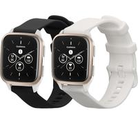 Band Compatible With Garmin Venu Sq 2 Music/Sq 2 Band - 2 X Replacement Silicone Fitness Tracker Bands