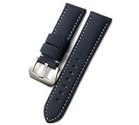 Band de montre de veau en fibre de carbone 24 mm 26 mm ajustement pour Panerai Luminor submersible PAM01119 01663 Sangle de montre en nylon lumineuse