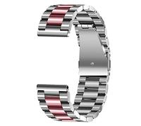 Band de Montre en Acier Inoxydable Ajustement pour Samsung Fit pour DW Watch 16 mm 18 mm 20 mm 22 mm 24 mm Femmes Watch Band Metal Strap Bracelet Bracelet Silver Watch Strap Full of Stars