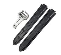 Band de montre en cuir authentique 14 mm 16 mm 18 mm 20 mm 22 mm pour Ballon Bleu De convex Type de veau coloré