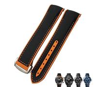 Band de montre en nylon en caoutchouc 21 mm 22 mm 19 mm 20 mm pour la sangle oméga Planet Ocean Seamaster 300 Bracelet en caoutchouc
