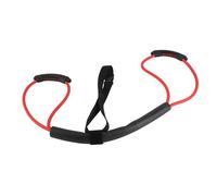 Band de résistance avec poignée Confortable, Bande d’Exercice pour Le renforcement des Bras et du Dos, Bande d’étirement Portable pour l’entraînement à Domicile, inclut Une (Rouge 20LB)