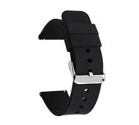 Band de sangle de montre en caoutchouc Band de surveillance imperméable 14 16 18 mm 20 mm 22 mm 24 mm Bouetche noire Fit pour Samsung Fit pour Huawei Sport Watch Watch Sold (Couleur: Gray 01, taille: