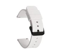Band de sangle de montre en caoutchouc Band de surveillance imperméable 14 16 18 mm 20 mm 22 mm 24 mm Bouetche noire Fit pour Samsung Fit pour Huawei Sport Watch Watch Sold (Couleur: Gray 01, taille: