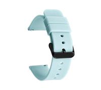 Band de sangle de montre en caoutchouc Band de surveillance imperméable 14 16 18 mm 20 mm 22 mm 24 mm Bouetche noire Fit pour Samsung Fit pour Huawei Sport Watch Watch Sold (Couleur: Gray 01, taille: