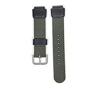 Band de sangle en nylon pour SGW-300H 400H 500H MRW-200H AE-1000W AE-1300 AE-1200 W-S200H W-800H W-216H W-735H W-215 AEQ-110W FIGE POUR CASIO Watch Strap (couleur: noir, taille: 18 mm)