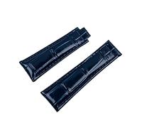 Band de surveillance de montre douce de 20 mm Italien Convient pour la sangle Deepsea GMT Oysterflex Belt
