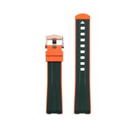 Band de surveillance de remplacement en silicone en caoutchouc de 20 mm pour Omega Seamaster 300 AT150 Aqua Terra 8900 Steel Buckle Series Watch Strap Watch