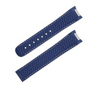 Band de surveillance en caoutchouc fluory de 20 mm 21 mm pour Strap Omega Aqua Terra 150m AT150 Ultra Light Worldtimer 43 mm 41 mm Fold Clasp Bands