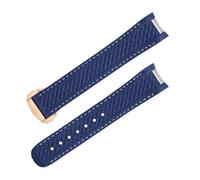 Band de surveillance en caoutchouc fluory de 20 mm 21 mm pour Strap Omega Aqua Terra 150m AT150 Ultra Light Worldtimer 43 mm 41 mm Fold Clasp Bands